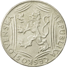 Tchécoslovaquie, 100 Korun, 1948, SUP, Argent, KM:27