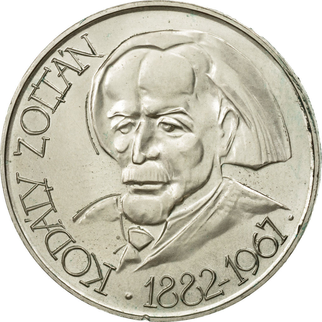 Hungary, 25 Forint, Huszonot, 1967, MS(60-62), Silver, KM:577