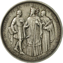 Hungary, 2 Pengö, 1935, AU(50-53), Silver, KM:513