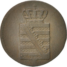 Stati tedeschi, SAXONY-ALBERTINE, Friedrich August II, Pfennig, 1836, BB, Ram...