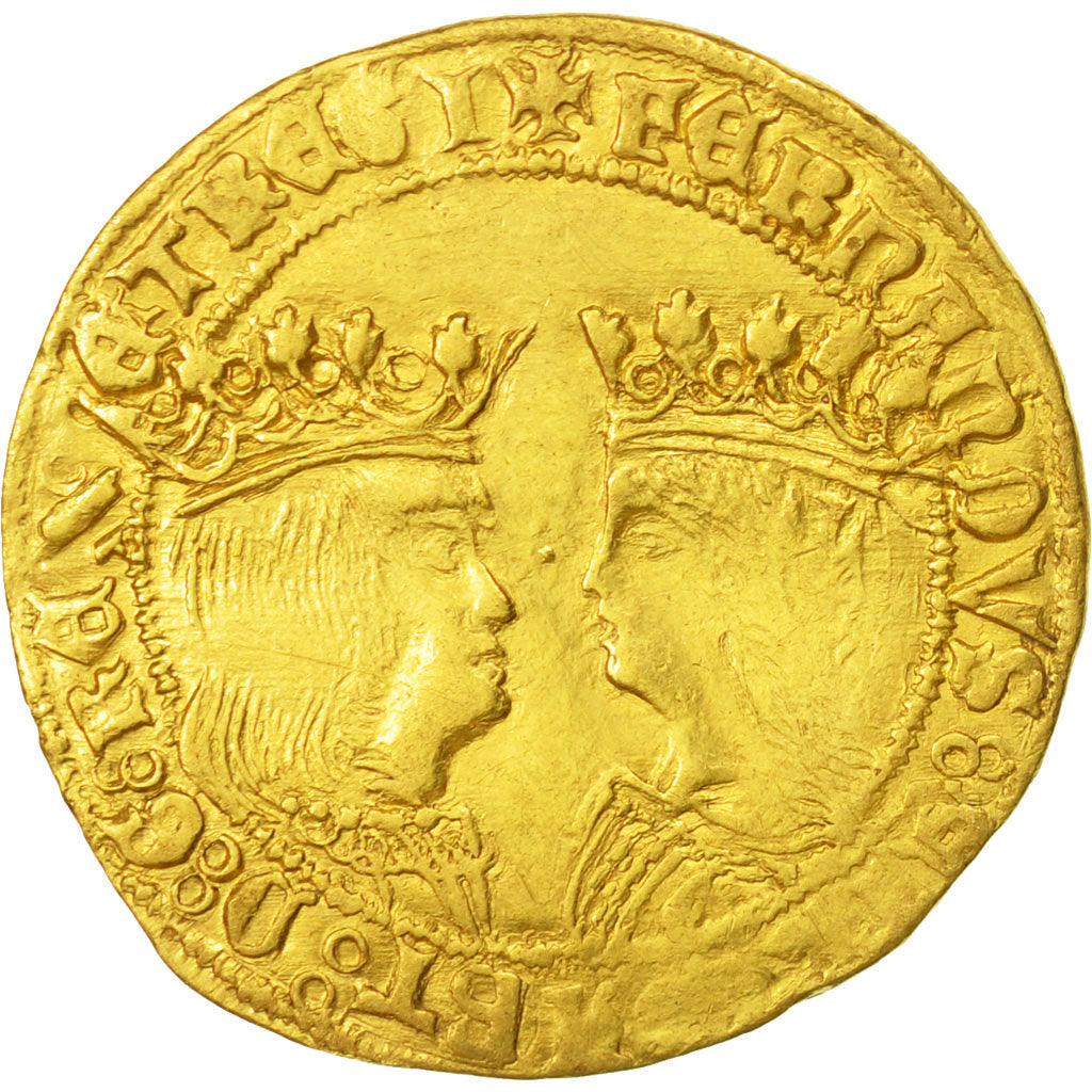 Coin, Spain, Castille and Leon, Ferdinand V and Isabel Ist, Double Excellentes