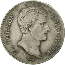Coin, France, Napoléon I, Franc, 1805, Paris, EF(40-45), Silver, KM:656.1