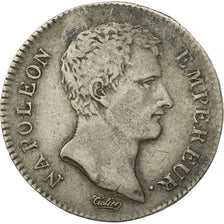 Moneta, Francia, Napoléon I, Franc, 1805, Paris, BB, Argento, KM:656.1