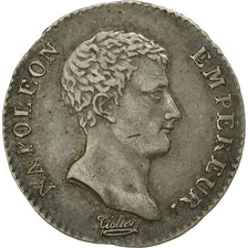 Monnaie, France, Napoléon I, 1/2 Franc, 1804, Paris, TTB+, Argent, KM:655.1