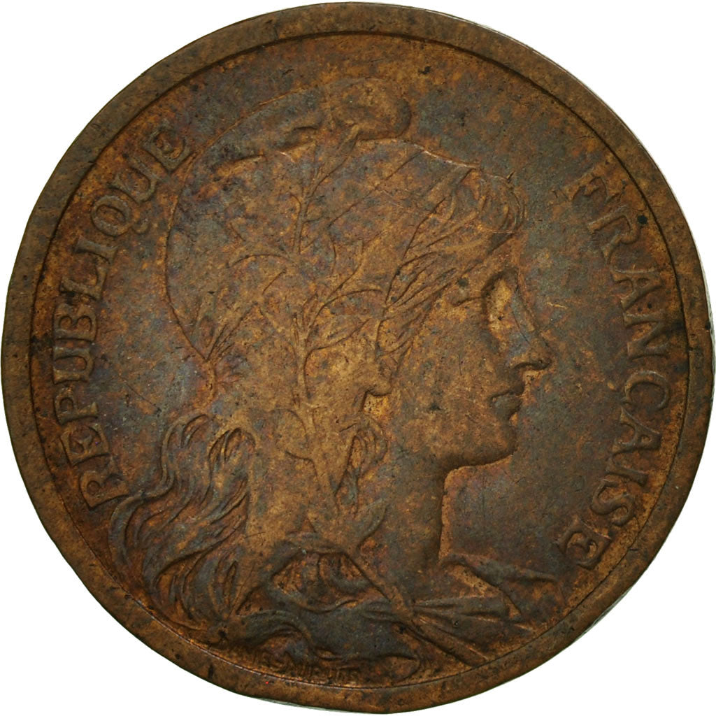 Moneta, Francja, Dupuis, 2 Centimes, 1899, Paris, AU(50-53), Bronze, KM:841