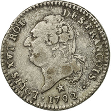 Coin, France, 15 sols françois, 15 Sols, 1/8 ECU, 1792, Lille, EF(40-45)