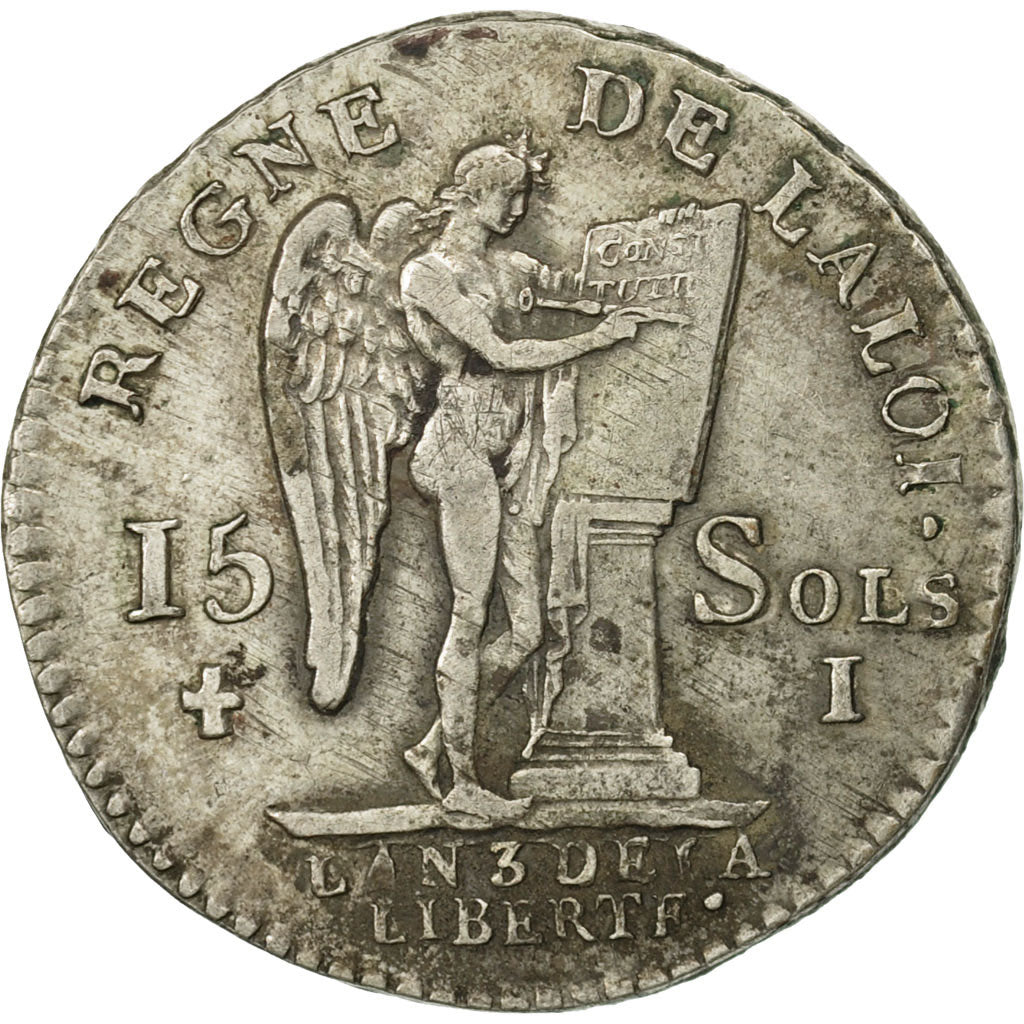 Münze, Frankreich, 15 sols françois, 15 Sols, 1/8 ECU, 1791, Limoges, SS+