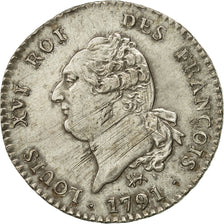 Monnaie, France, 30 sols françois, 30 Sols, 1791, Paris, SUP, Argent, KM:606.1