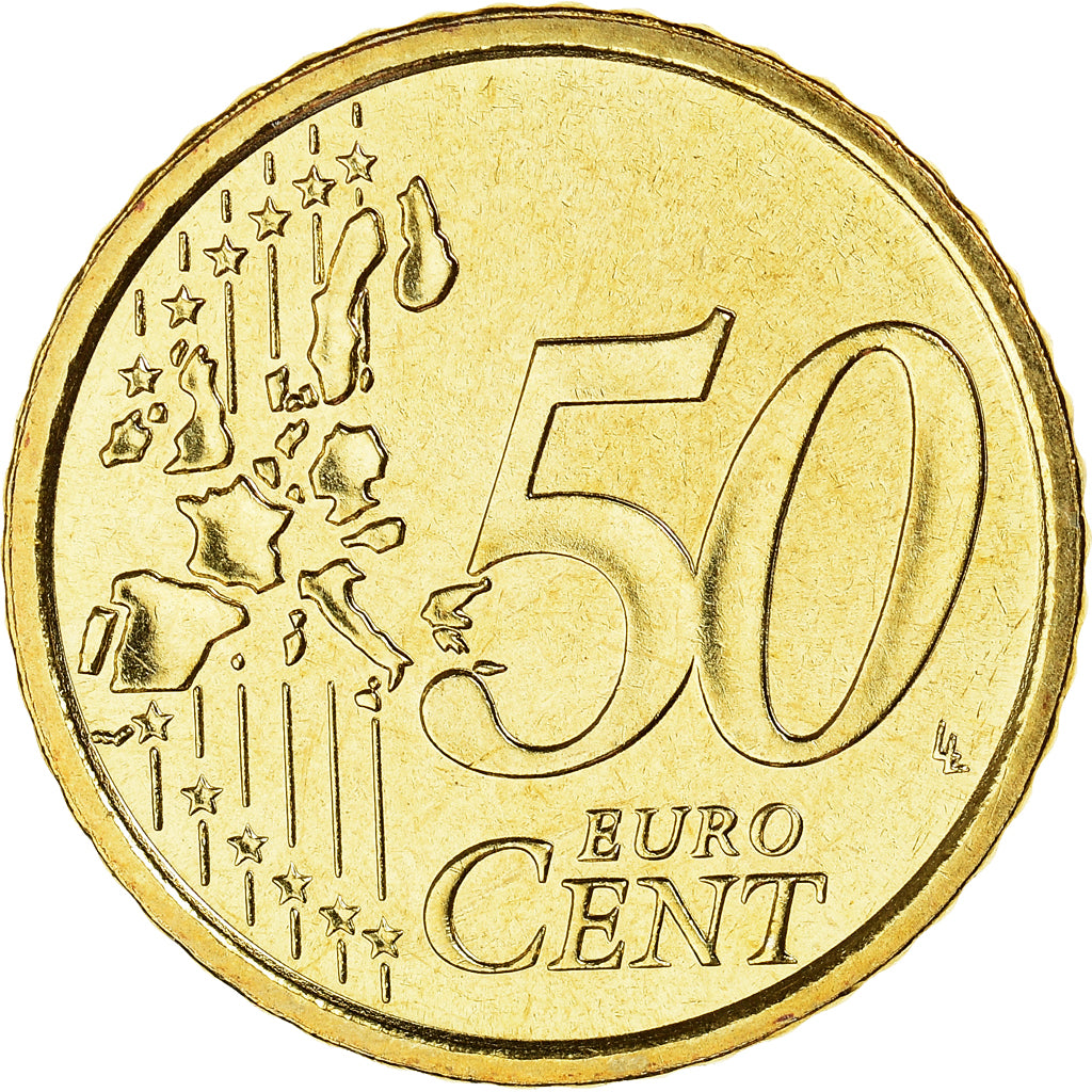 San Marino, 50 Euro Cent, 2003, Rome, MS(65-70), Brass, KM:445