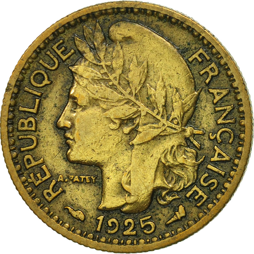 Cameroon, 50 Centimes, 1925, Paris, EF(40-45), Aluminum-Bronze, KM:1, Lecompte:3