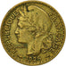 Cameroon, Franc, 1925, Paris, EF(40-45), Aluminum-Bronze, KM:2, Lecompte:7