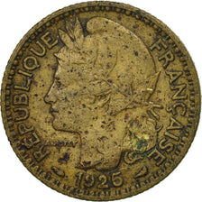 Togo, Franc, 1925, Paris, EF(40-45), Aluminum-Bronze, KM:2, Lecompte:12