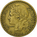 Togo, 2 Francs, 1924, Paris, SS, Aluminum-Bronze, KM:3, Lecompte:15
