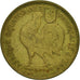 French Equatorial Africa, 50 Centimes, 1942, Pretoria, EF(40-45), Brass, KM:1