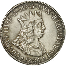 Monnaie, États italiens, LIVORNO, Cosimo III, Tollero, 1704, Livorno, TTB+