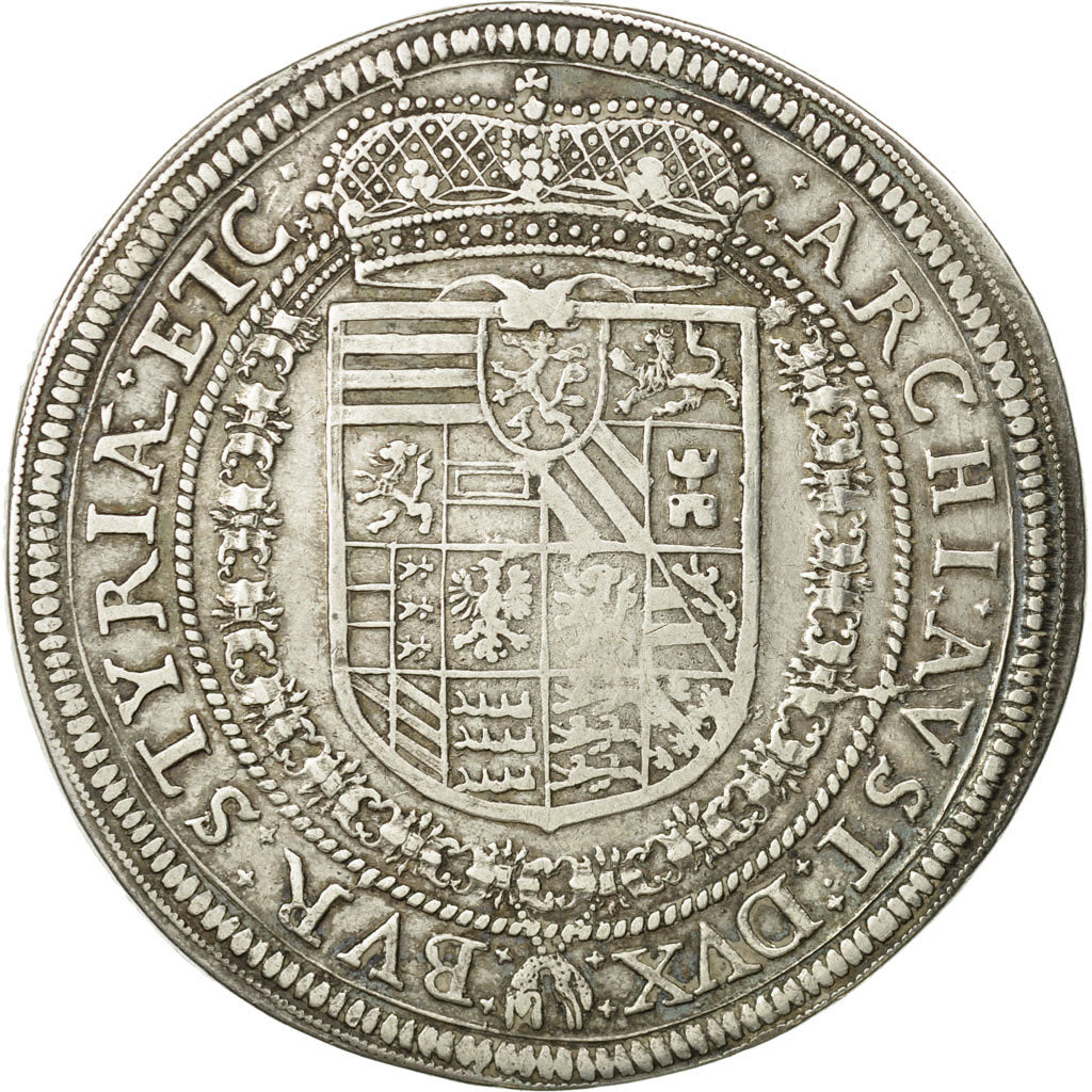 Münze, Österreich, Ferdinand II, Thaler, 1625, Graz, SS, Silber, KM:521