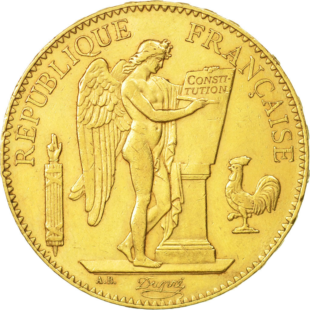 Monnaie, France, Génie, 100 Francs, 1881, Paris, TTB+, Or, KM:832, Gadoury:1137