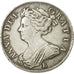 Great Britain, Anne, 1/2 Crown, 1707, Edinburgh, EF(40-45), Silver, KM:525.2