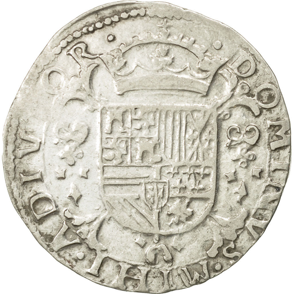 Coin, Spanish Netherlands, Flanders, Philippe II, 1/5 Ecu, 1572, Bruges