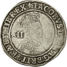 Great Britain, James I (1619-1625), Shilling, VF(30-35), Silver