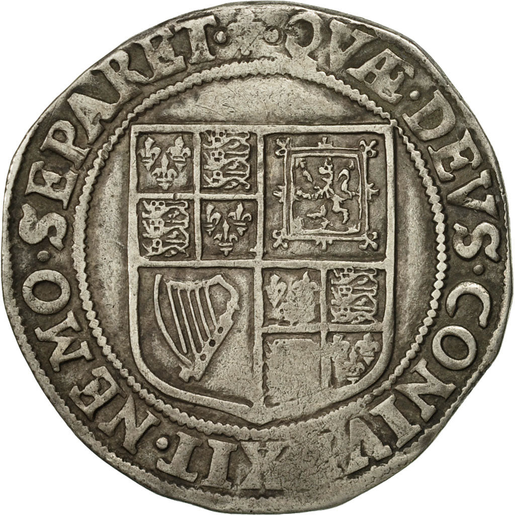 Great Britain, James I (1619-1625), Shilling, VF(30-35), Silver