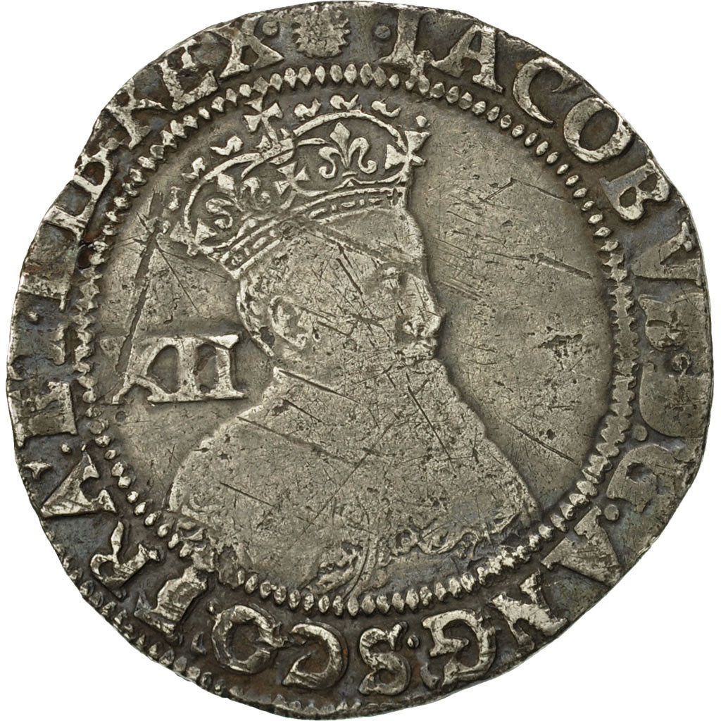Great Britain, James I (1619-1625), Shilling, VF(20-25), Silver