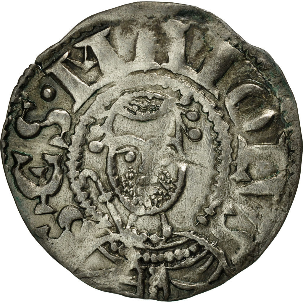 Munten, Frankrijk, Bourbonnais, Prieuré de Souvigny, Denarius, circa 1180-1213