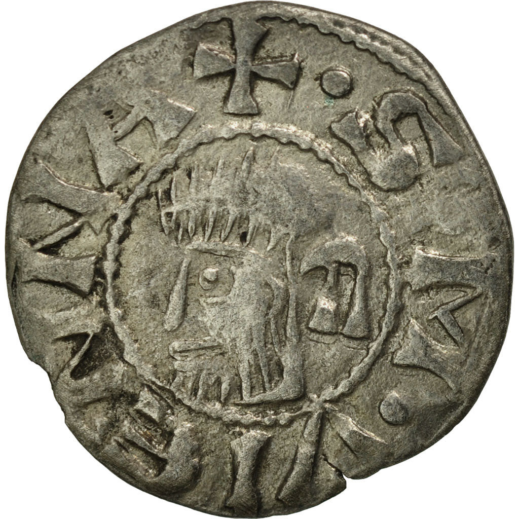 Coin, France, Dauphiné, Anonymous, Archevêché de Vienne, Denarius, Vienne