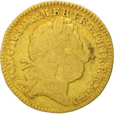 Great Britain, George I, 1/2 Guinea, 1719, London, VF(20-25), Gold, KM:541.1