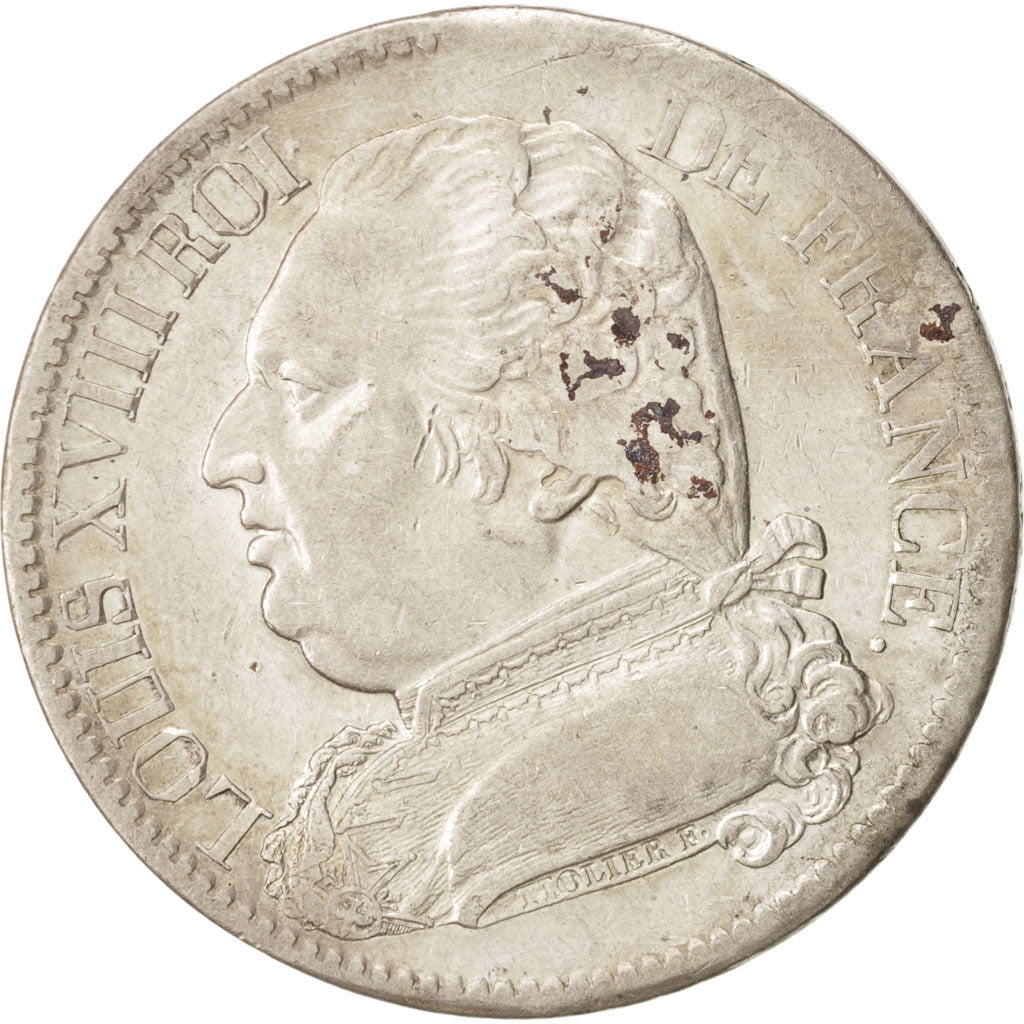 Münze, Frankreich, Louis XVIII, Louis XVIII, 5 Francs, 1815, Rouen, SS+