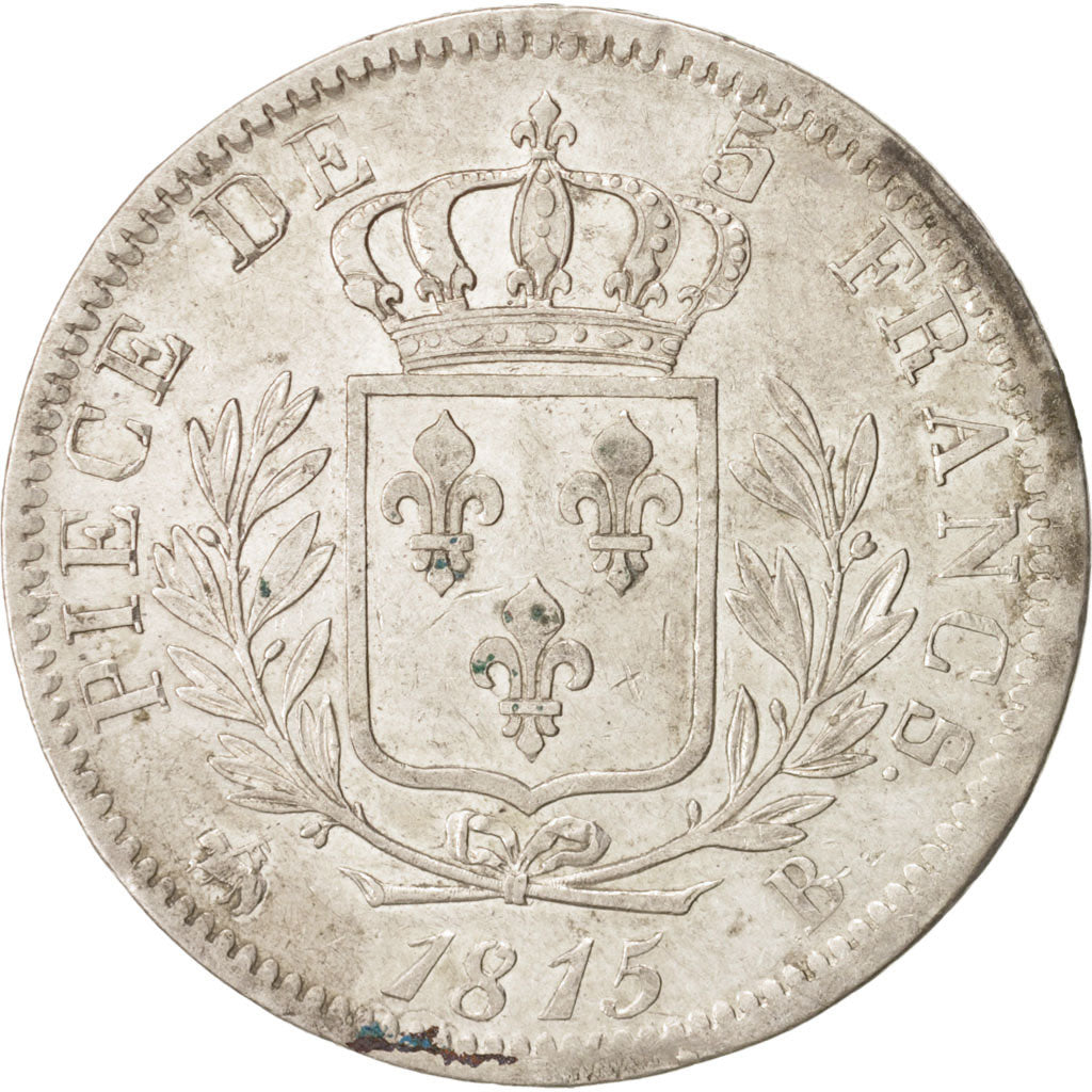 Münze, Frankreich, Louis XVIII, Louis XVIII, 5 Francs, 1815, Rouen, SS+