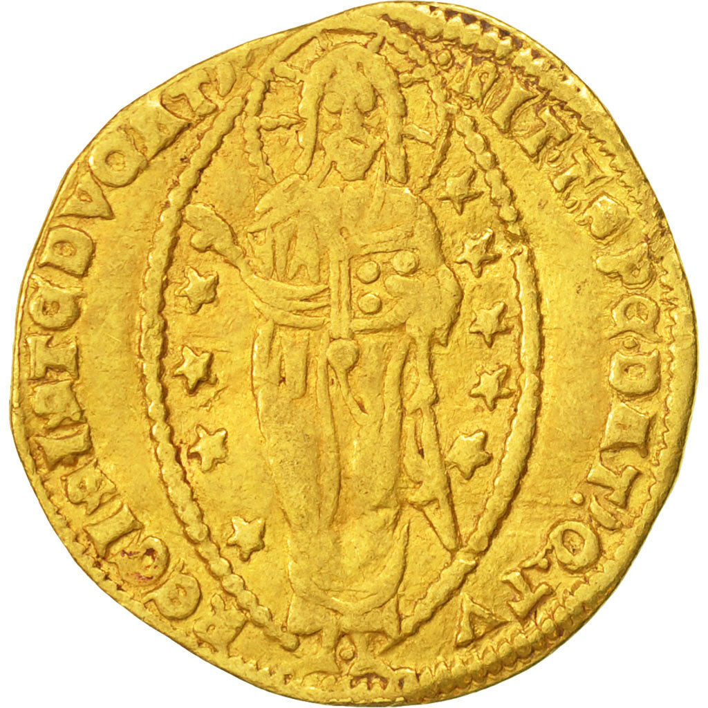 Coin, ITALIAN STATES, VENICE, Andrea Dandulo (1342-1354), Zecchino, Undated