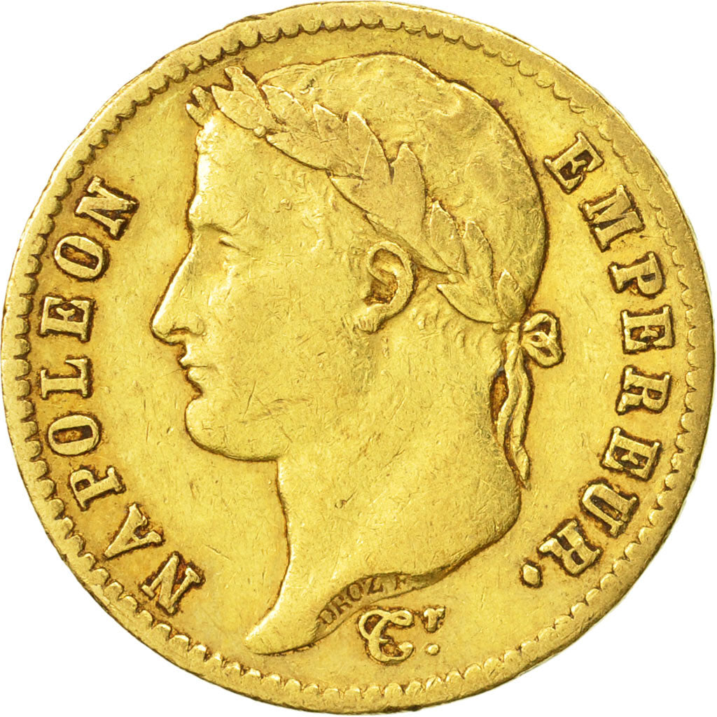 Coin, France, Napoléon I, 20 Francs, 1812, Paris, EF(40-45), Gold, KM:695.1