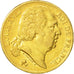 Francia, Louis XVIII, 20 Francs, 1818, Paris, MBC+, Oro, KM:712.1, Gadoury 1028