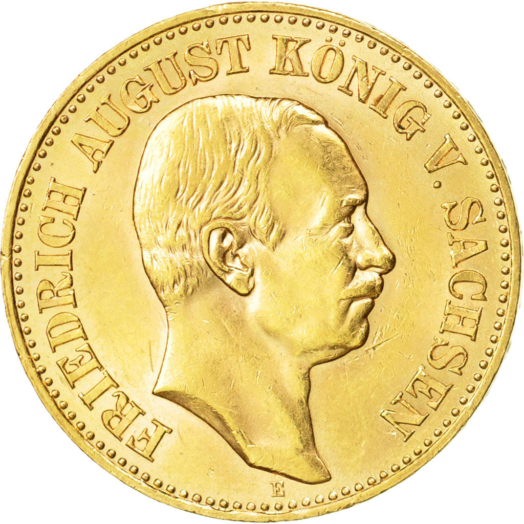 SAXONY-ALBERTINE, Friedrich August III, 20 Mark, 1905, KM 1265