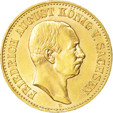 SAXONY-ALBERTINE, Friedrich August III, 20 Mark, 1905, KM 1265
