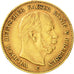 Coin, German States, PRUSSIA, Wilhelm I, 5 Mark, 1877, Cleves, EF(40-45), Gold