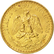 Mexiko, 2 Pesos, 1945, Mexico City, VZ+, Gold, KM:461