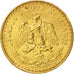 Mexico, 2 Pesos, 1945, Mexico City, MS(60-62), Gold, KM:461