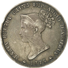 ITALIAN STATES, PARMA, Maria Luigia, 5 Lire, 1815, Parma, EF(40-45), KM 30