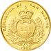 San Marino, 2 Scudi, 1992, MS(65-70), Gold, KM:289
