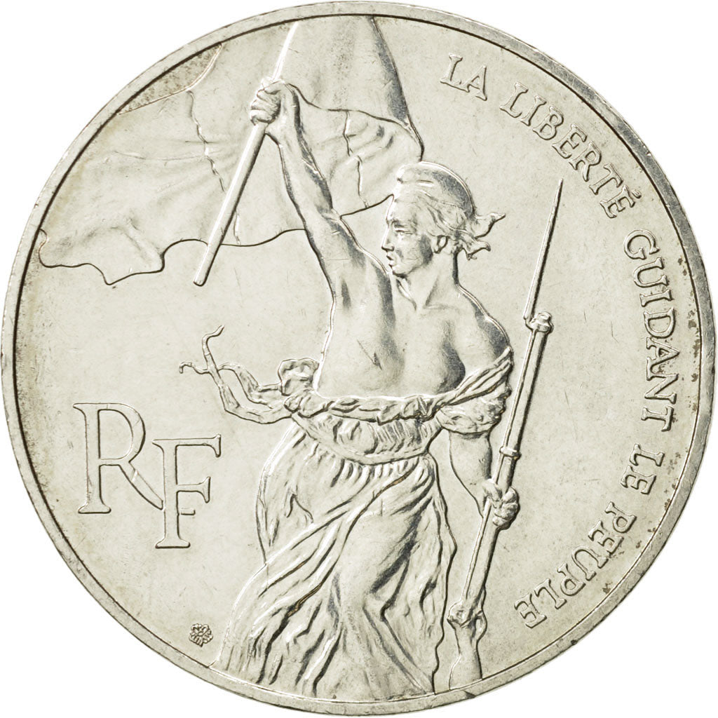 Coin, France, Liberté guidant le peuple, 100 Francs, 1993, AU(55-58), Silver