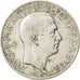 Moneda, Albania, Zog I, 2 Franga Ari, 1937, Rome, MBC, Plata, KM:19