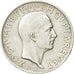 Munten, Albanië, Zog I, Frang Ar, 1937, Rome, ZF+, Zilver, KM:18