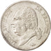 Moneta, Francia, Louis XVIII, Louis XVIII, 5 Francs, 1819, Paris, BB+, Argento
