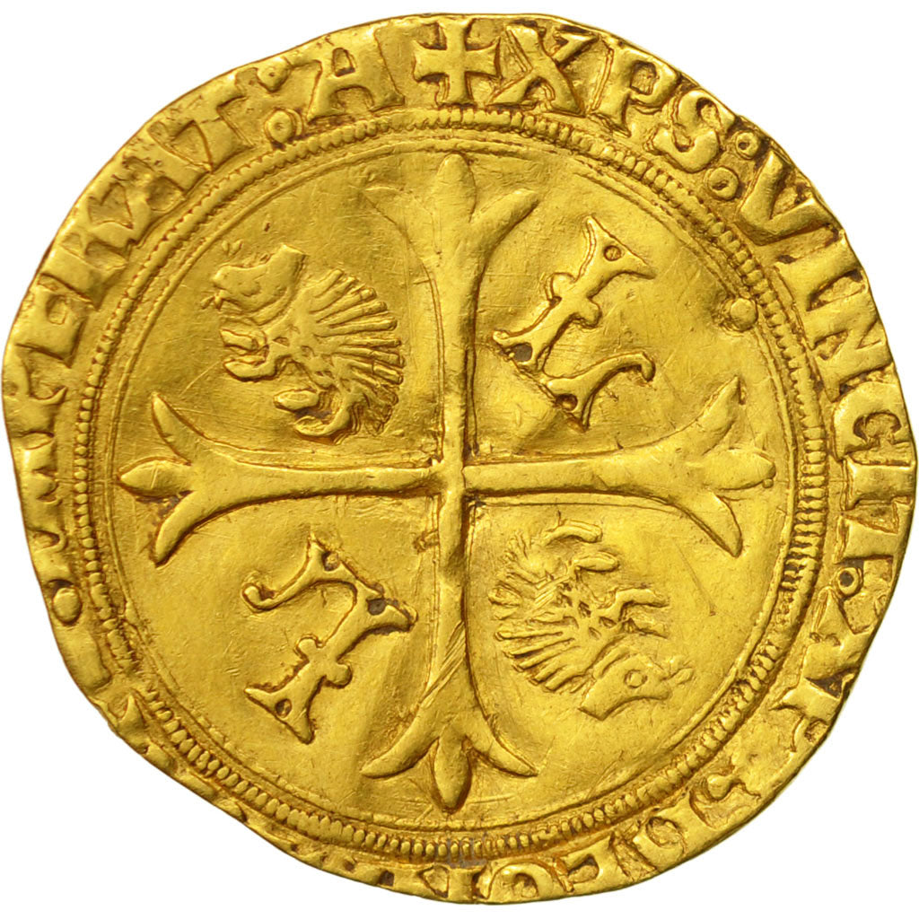 France, Louis XII, Ecu d'or aux Porcs-Epics, Toulouse, VF(20-25), Duplessy 655