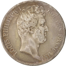 Coin, France, Louis-Philippe, 5 Francs, 1831, Marseille, EF(40-45), Silver