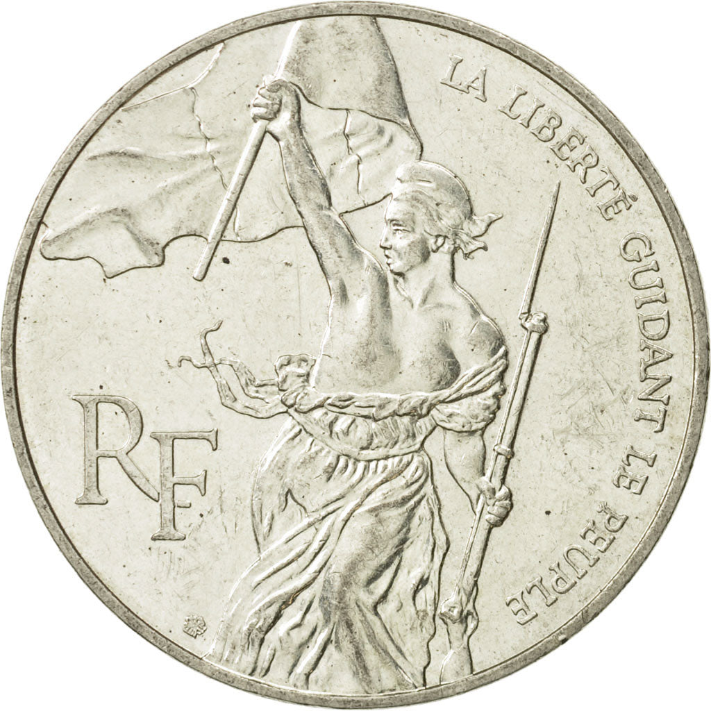 Coin, France, Liberté guidant le peuple, 100 Francs, 1993, AU(55-58), Silver