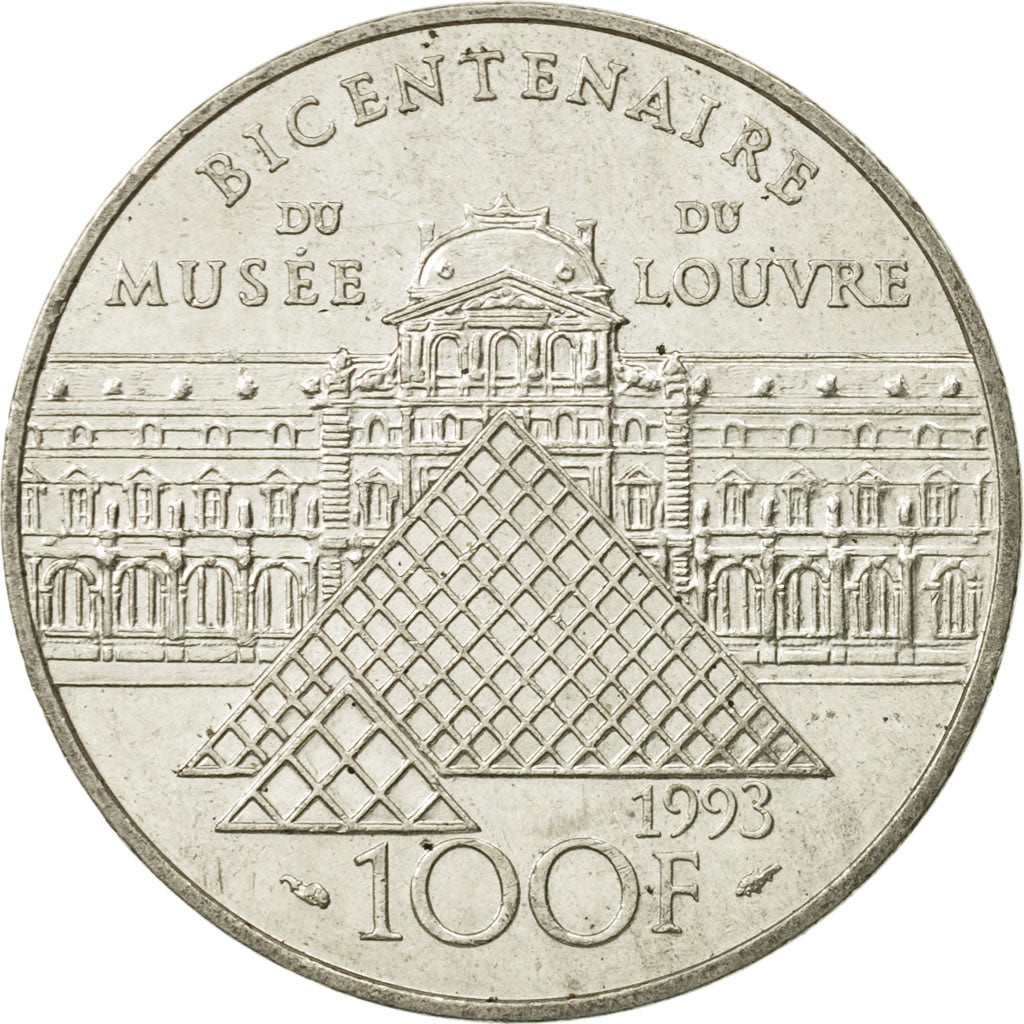 Coin, France, Liberté guidant le peuple, 100 Francs, 1993, AU(55-58), Silver