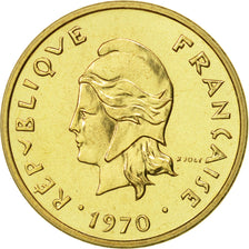 Coin, New Hebrides, 2 Francs, 1970, Paris, MS(65-70), Bronze-Aluminium-Nickel